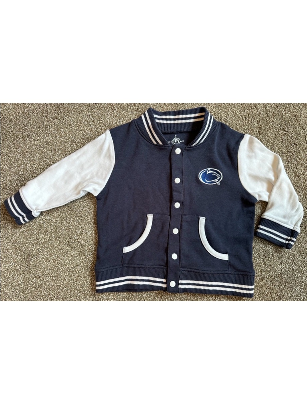 Baby PSU Varsity Jacket with Embroidered Logo